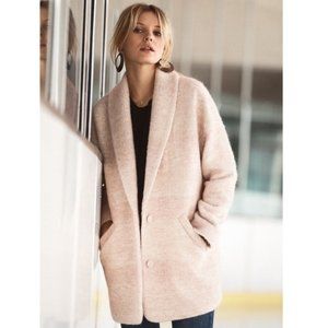 SEZANE Pink Bow/Bowie Coat sz FR36/US4